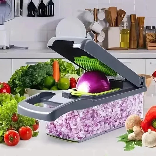 FreshGuard Pro – 14-in-1 Vegetable Chopper & Cleaner - HomeIQ